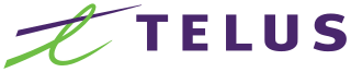 Telus logo.